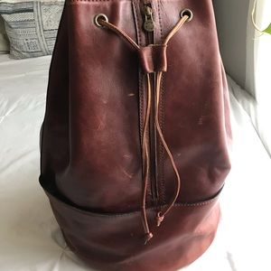 Genuine Leather Vintage Fiocchi Italy Backpack